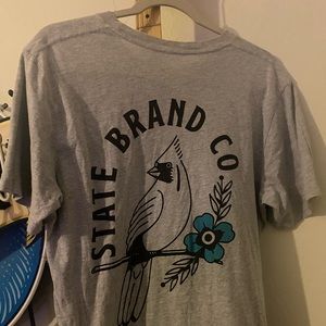 North Carolina State Brand Co. T-Shirt Gray Sz L